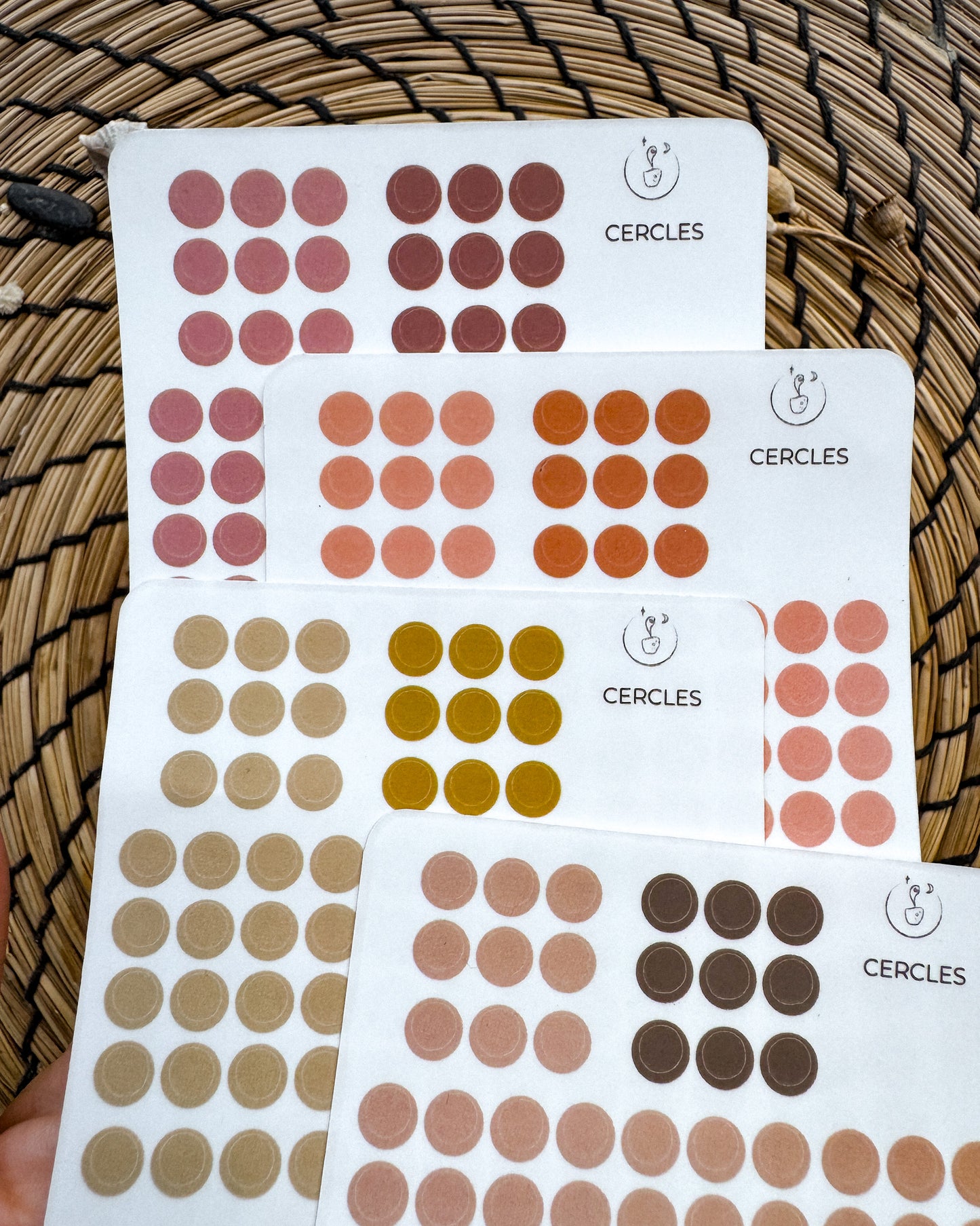 Couleurs automnales - Cercles 5mm