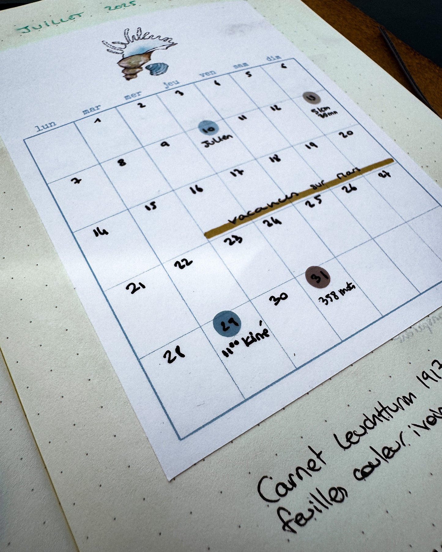 Couleurs estivales - cercles 5mm