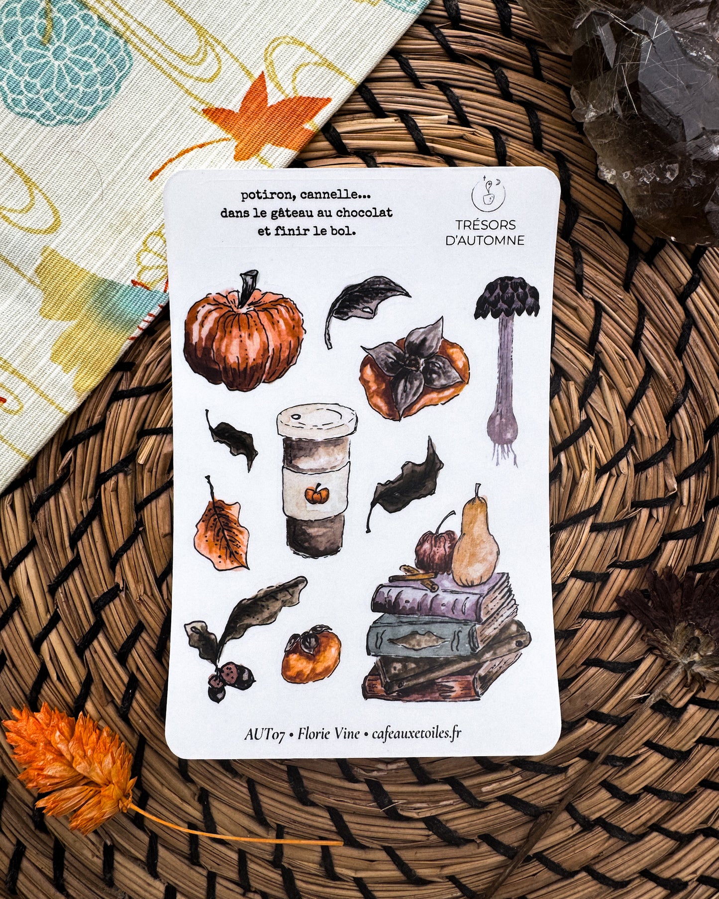 Tésors d'automne 2 - Planches adhésives