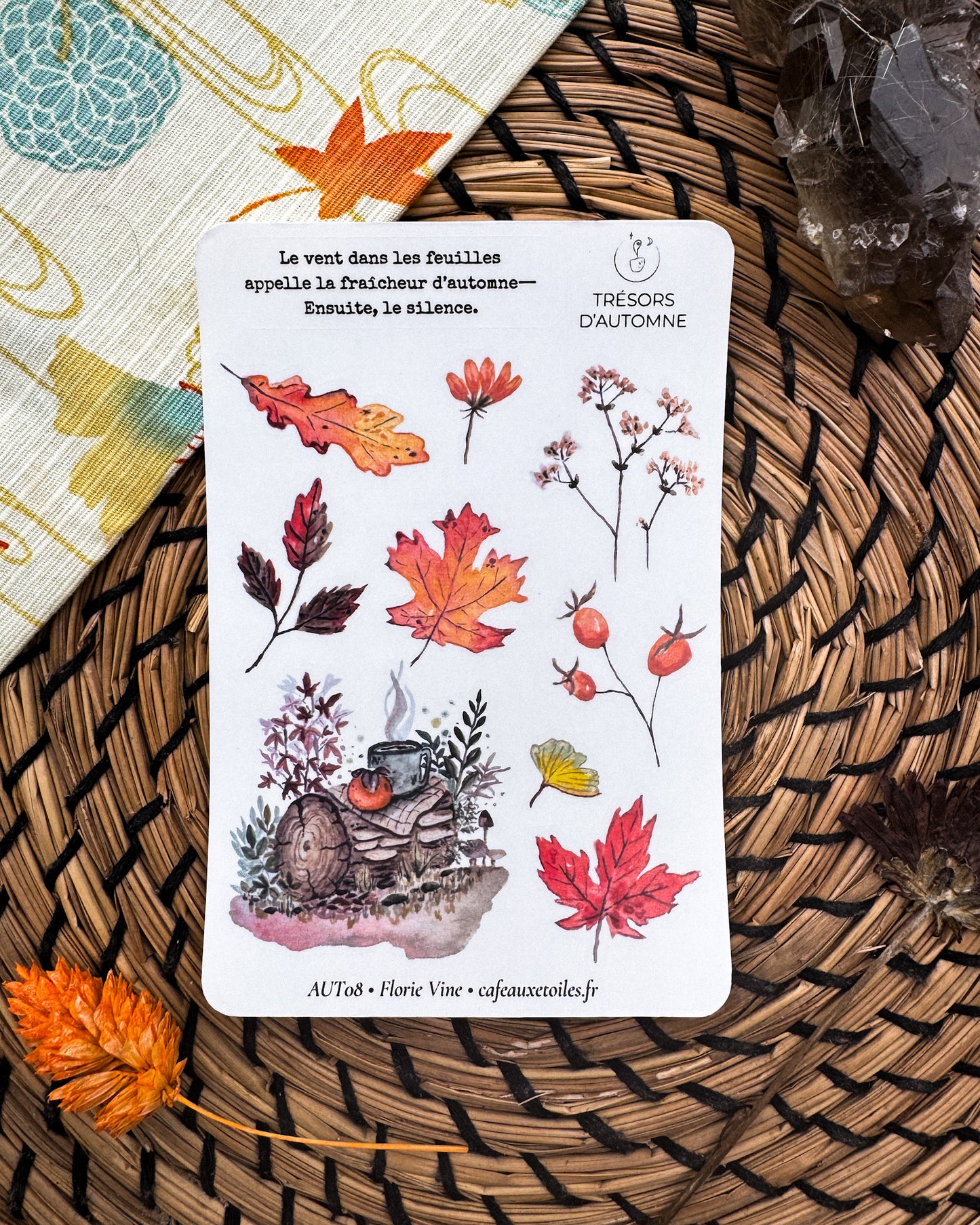 Tésors d'automne 2 - Planches adhésives