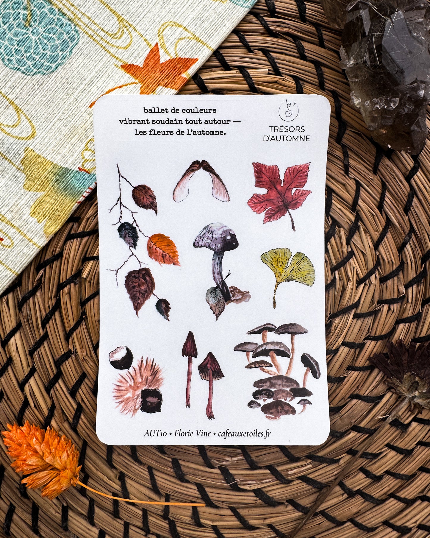Tésors d'automne 2 - Planches adhésives