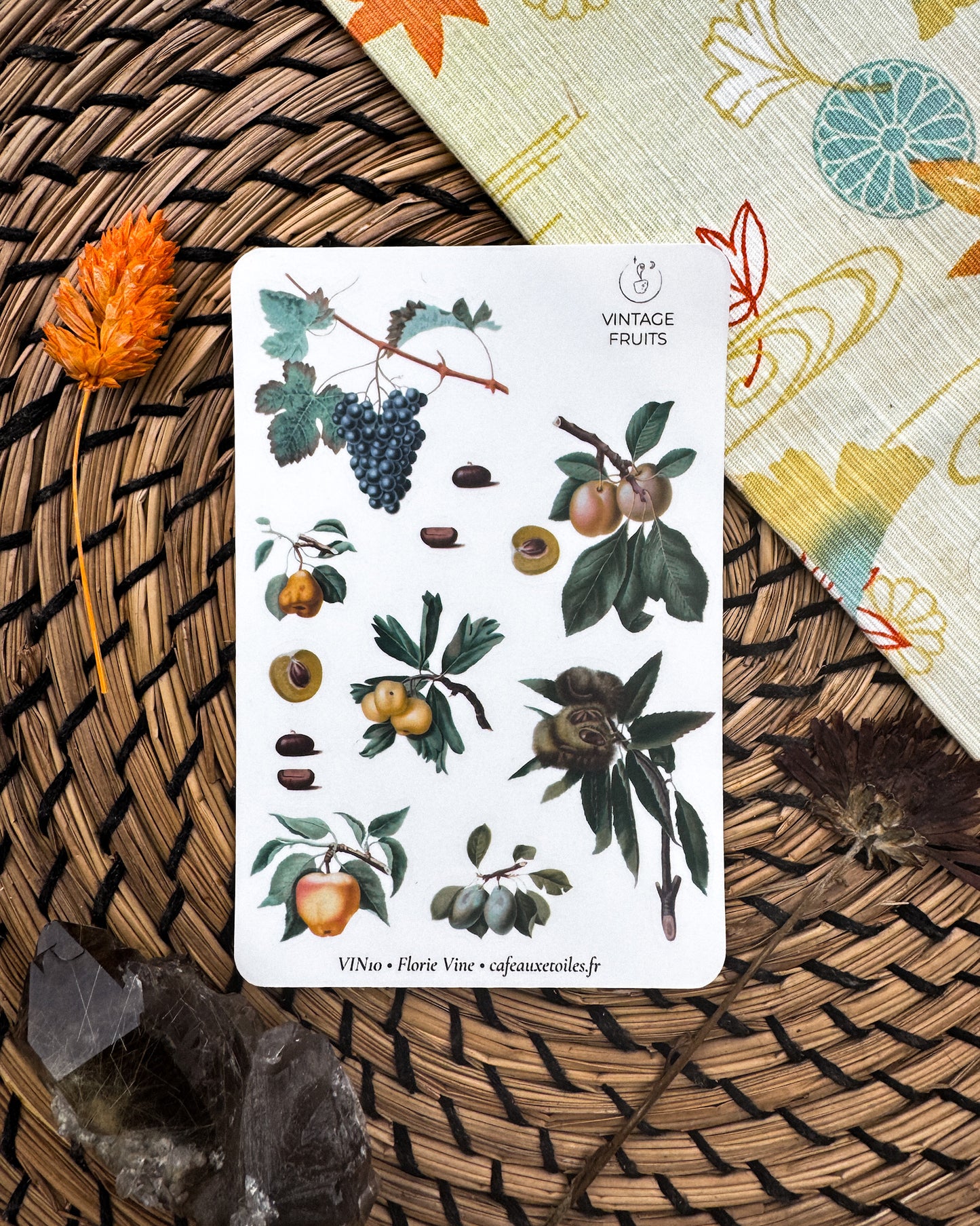 Automne vintage - planches adhésives