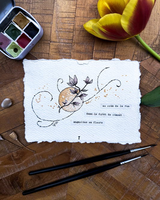 Magnolia en fleurs | Original