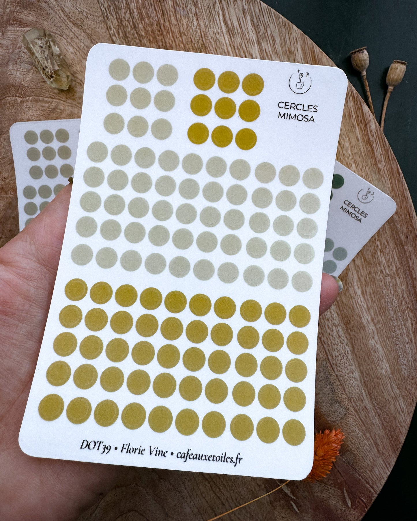 Couleur mimosa - assortiment agenda