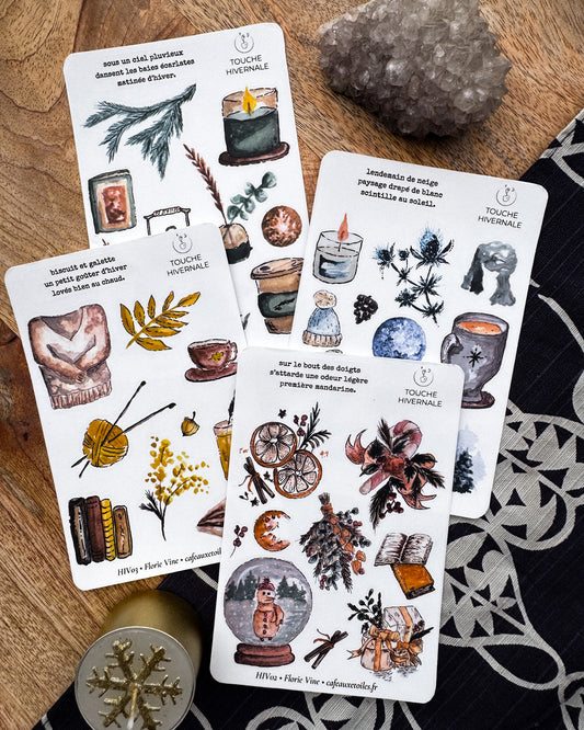Touche hivernale - planches adhésives