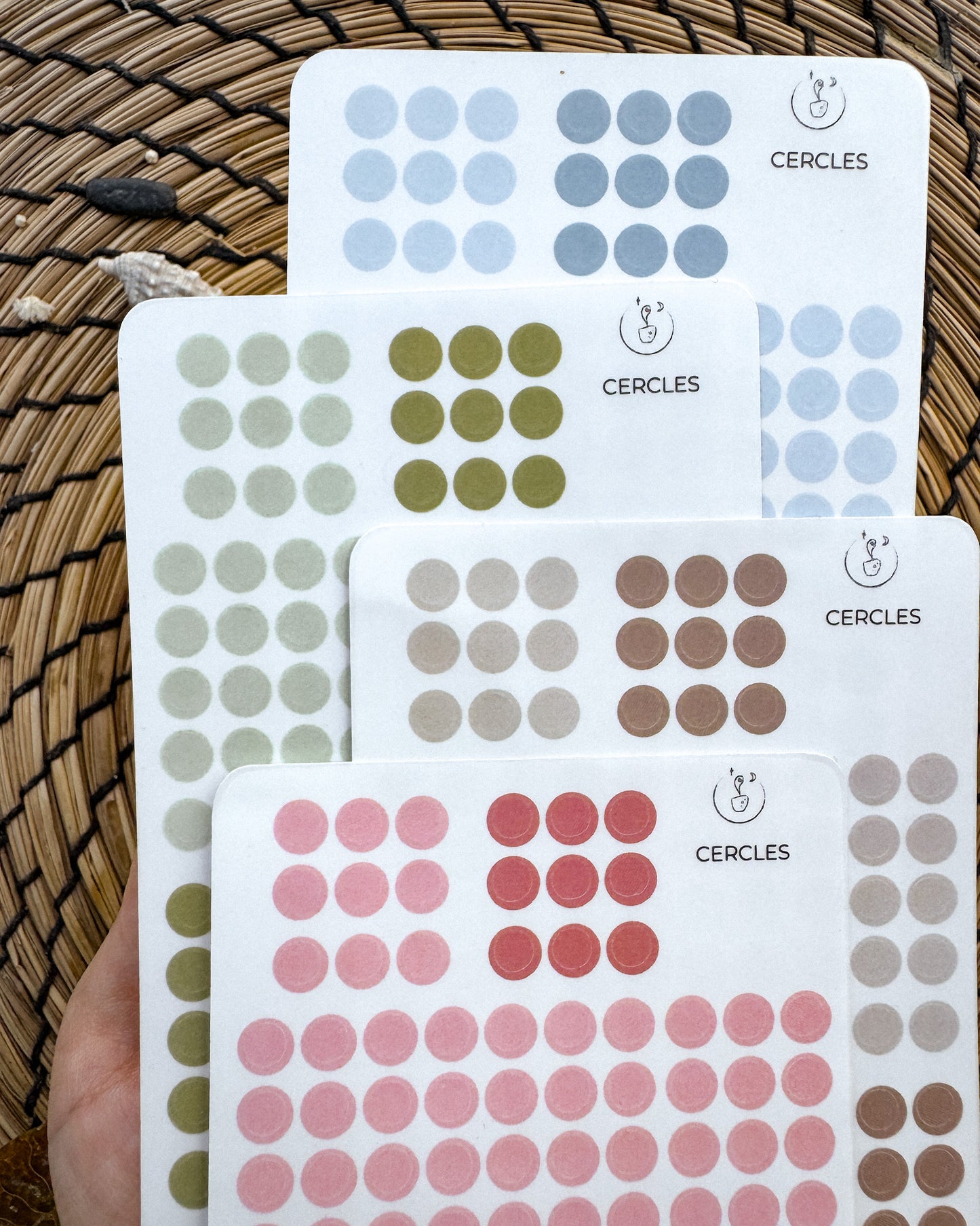 Couleurs estivales - cercles 5mm