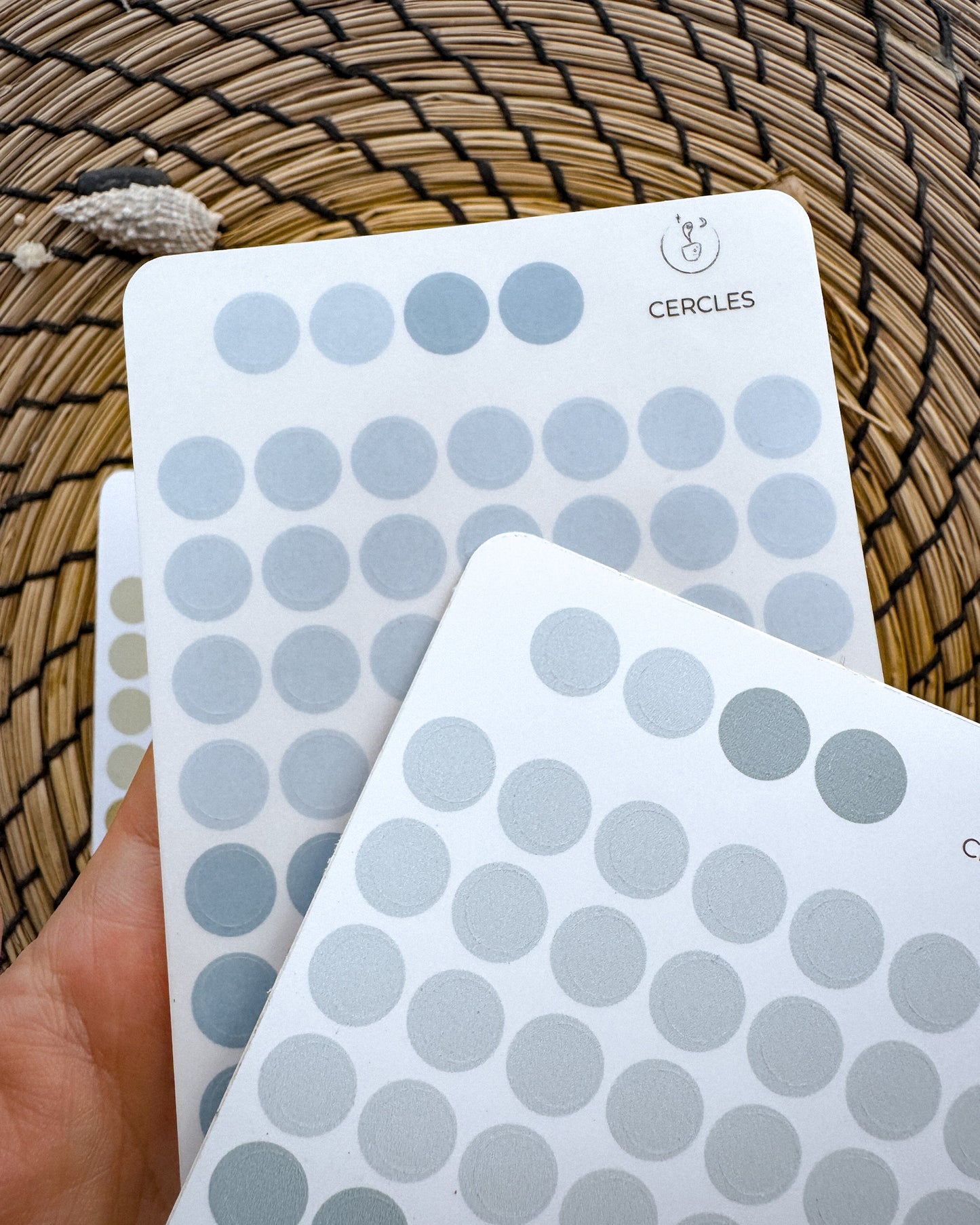 Couleurs estivales - Cercles 8mm