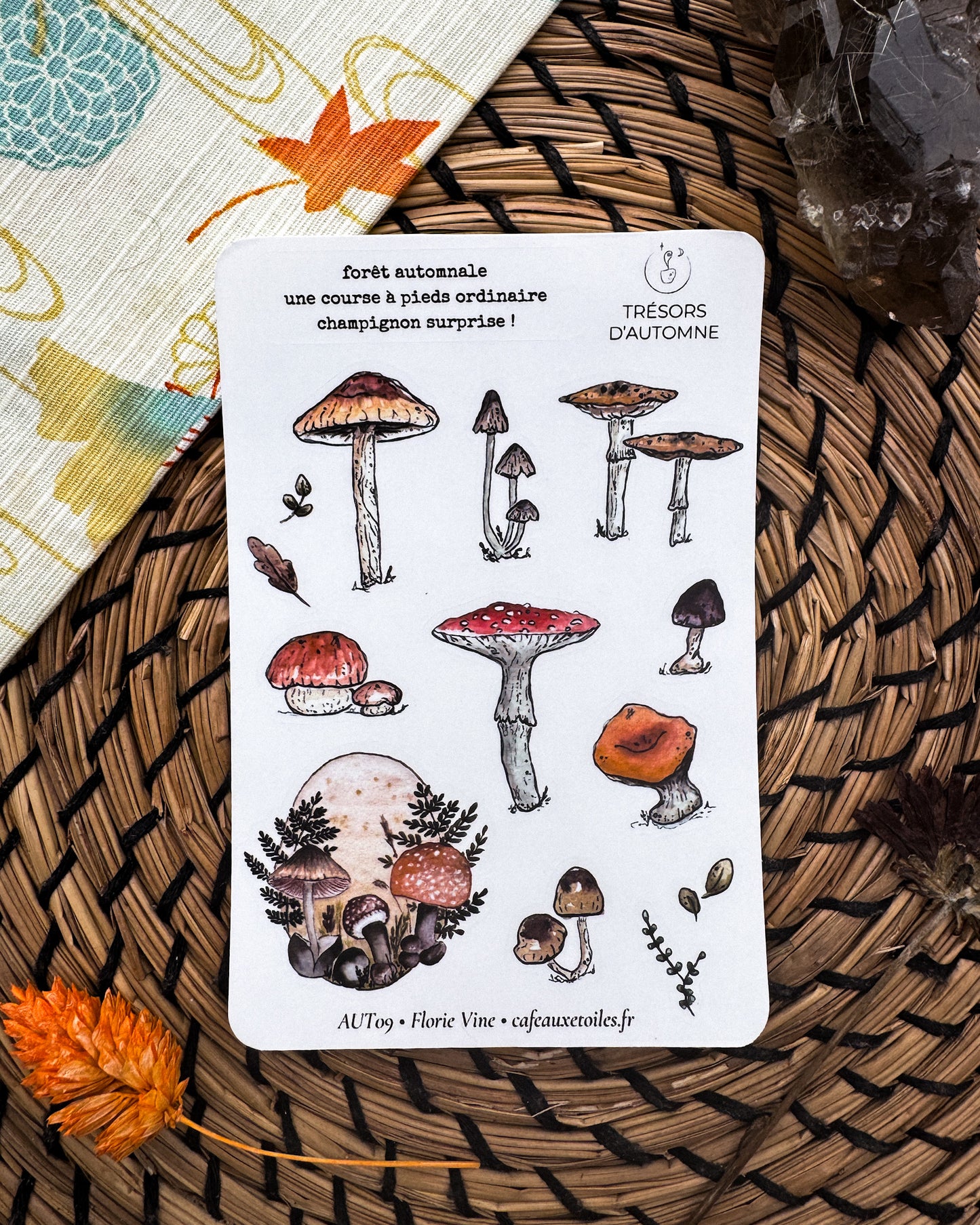 Tésors d'automne 2 - Planches adhésives