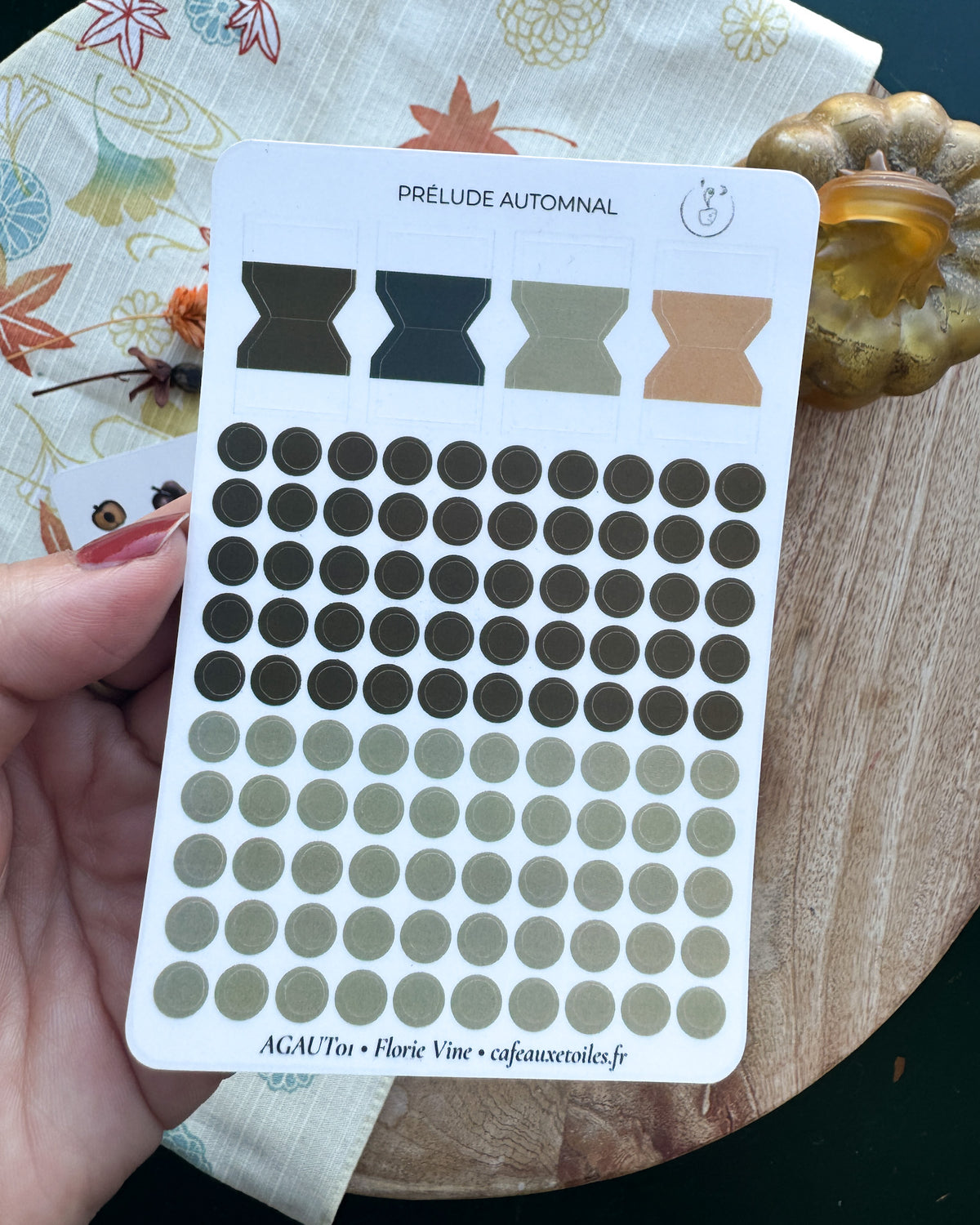 Prélude automnal - assortiment agenda