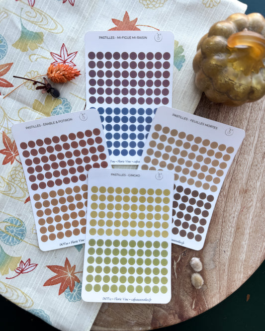 Couleurs automnales - pastilles 5mm