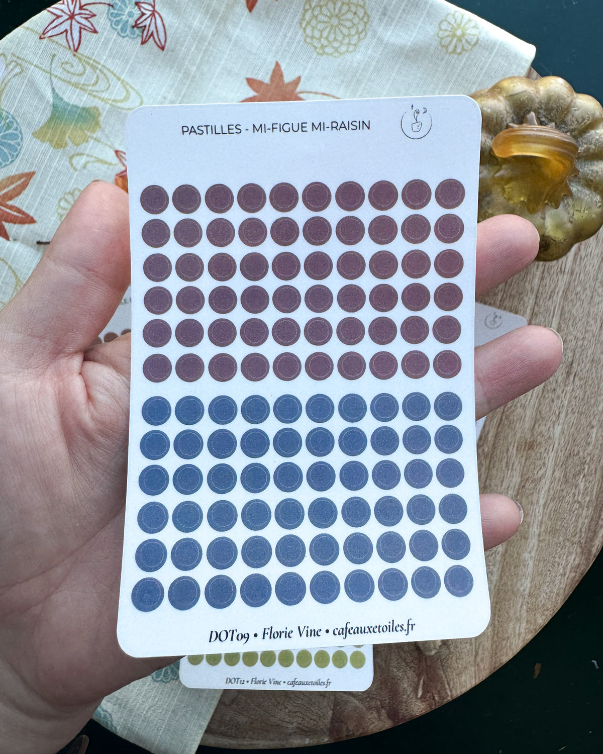 Couleurs automnales - pastilles 5mm