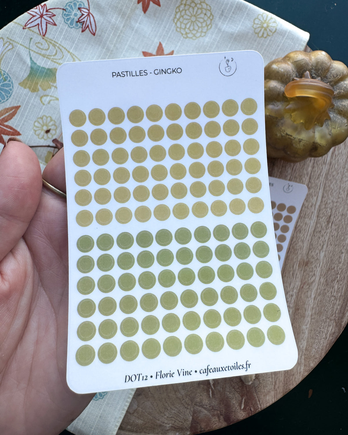 Couleurs automnales - pastilles 5mm